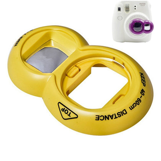 2PCS Selfie Mirror for Polaroid Mini7s / Mini8(Yellow) - Other Accessories by buy2fix | Online Shopping UK | buy2fix