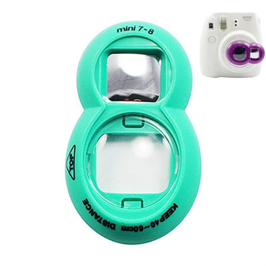 2PCS Selfie Mirror for Polaroid Mini7s / Mini8(Green) - Other Accessories by buy2fix | Online Shopping UK | buy2fix