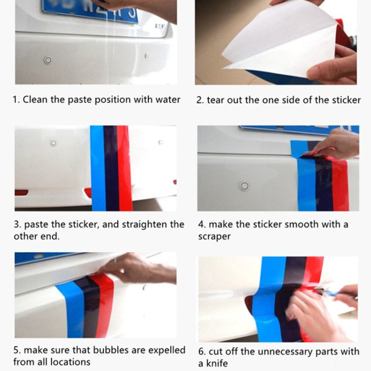 Flag Striped Car Hood Vinyl Sticker Body Decal(italy) by buy2fix