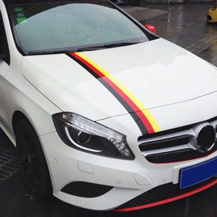 Flag Striped Car Hood Vinyl Sticker Body Decal(germany) by buy2fix