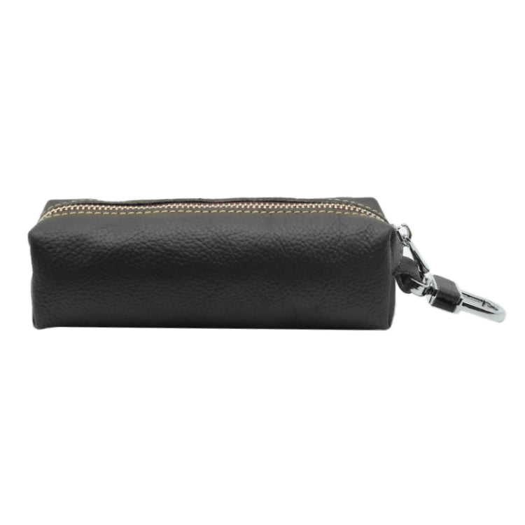 Car Keys Holder Genuine Leather Coin Purse for Men Key Wallets(Black) by buy2fix