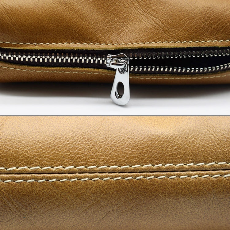 Car Keys Holder Genuine Leather Coin Purse for Men Key Wallets(Brown) by buy2fix