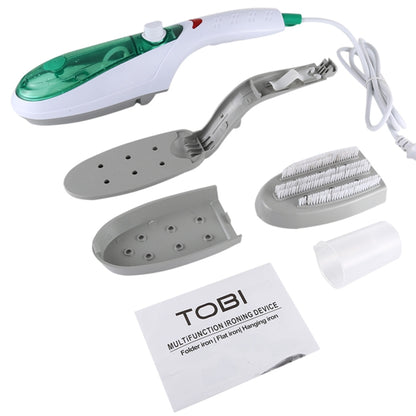 Handheld Garment Steamer Brush Portable Clothes Steam Iron, EU Plug 230V(Green) - Home & Garden by buy2fix | Online Shopping UK | buy2fix