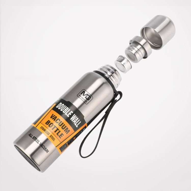Outdoor Thermos Portable Large Capacity Insulated Cup, Capacity:750ml(Silver) - Vacuum Thermoses & Cups by buy2fix | Online Shopping UK | buy2fix