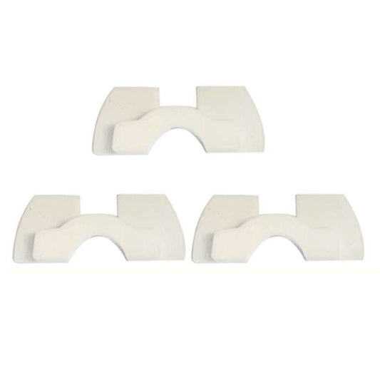 3 PCS Shock Absorption Shockproof Standing Handle Rubber Damper for Xiaomi Mijia M365 Electric Scooter(White) - Accessories & Parts by buy2fix | Online Shopping UK | buy2fix