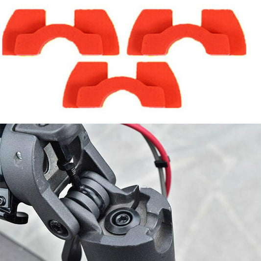 3 PCS Shock Absorption Shockproof Standing Handle Rubber Damper for Xiaomi Mijia M365 Electric Scooter(Red) - Accessories & Parts by buy2fix | Online Shopping UK | buy2fix