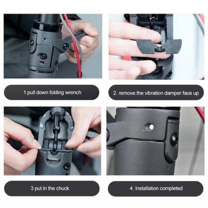 3 PCS Shock Absorption Shockproof Standing Handle Rubber Damper for Xiaomi Mijia M365 Electric Scooter(Black) - Accessories & Parts by buy2fix | Online Shopping UK | buy2fix
