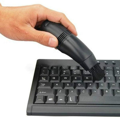 Mini USB Desktop Table Keyboard Vacuum Cleaner with Brushes(Random) by buy2fix