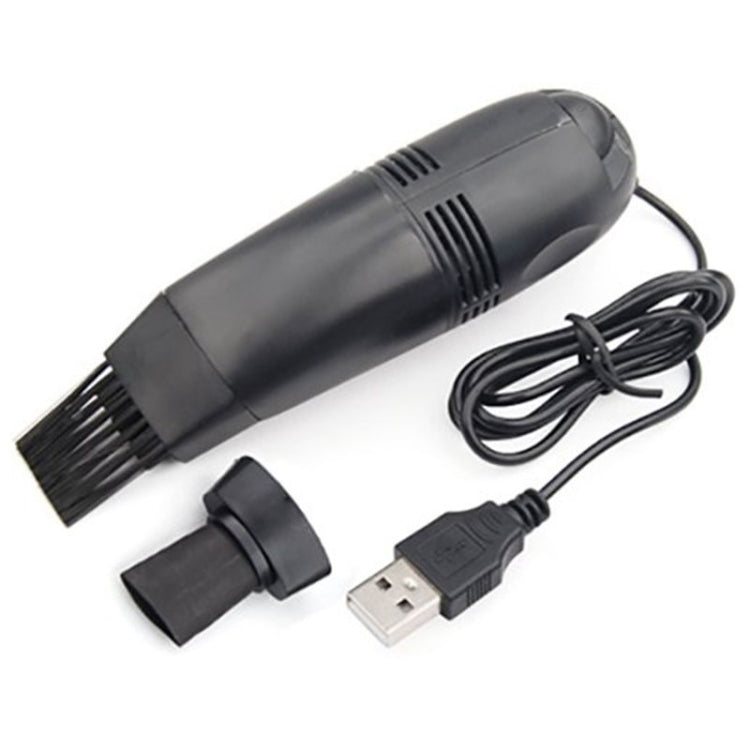 Mini USB Desktop Table Keyboard Vacuum Cleaner with Brushes(Random) by buy2fix