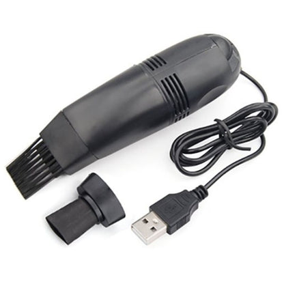 Mini USB Desktop Table Keyboard Vacuum Cleaner with Brushes(Random) by buy2fix