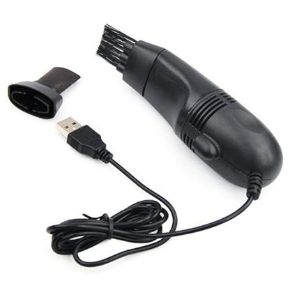 Mini USB Desktop Table Keyboard Vacuum Cleaner with Brushes(Random) by buy2fix