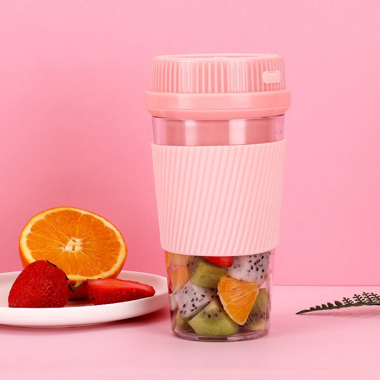 Portable USB Rechargeable Mini Household Electric Fruit Juicer(Pink) - Electric juicers by buy2fix | Online Shopping UK | buy2fix