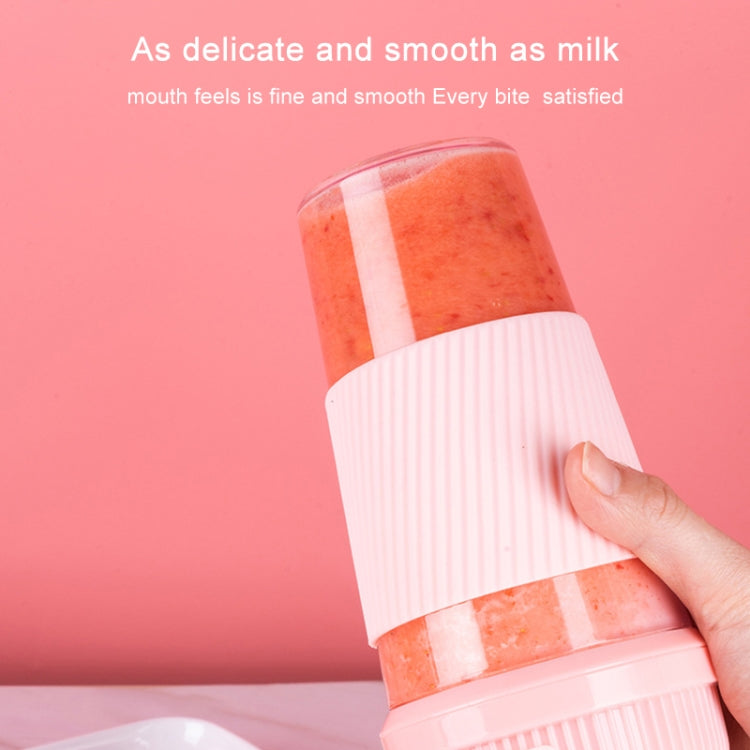 Portable USB Rechargeable Mini Household Electric Fruit Juicer(Pink) - Electric juicers by buy2fix | Online Shopping UK | buy2fix