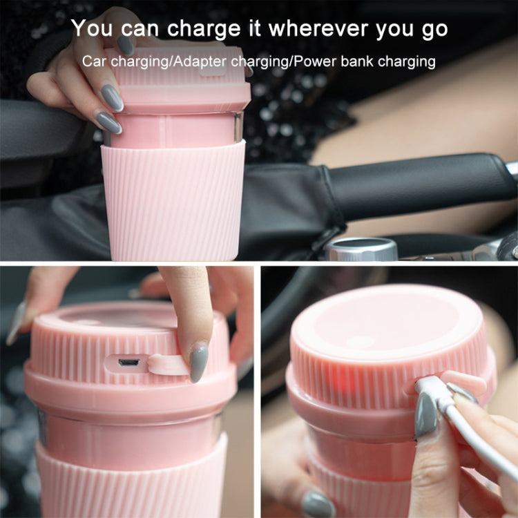 Portable USB Rechargeable Mini Household Electric Fruit Juicer(Pink) - Electric juicers by buy2fix | Online Shopping UK | buy2fix