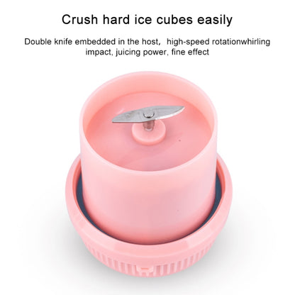 Portable USB Rechargeable Mini Household Electric Fruit Juicer(Pink) - Electric juicers by buy2fix | Online Shopping UK | buy2fix