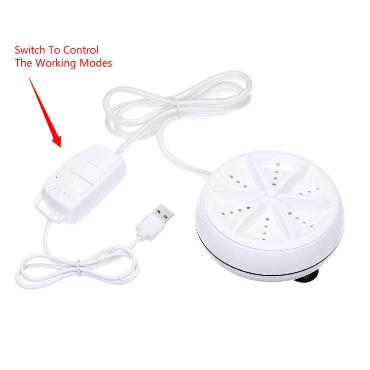 3 in 1 Portable Mini Washing Machine Ultrasonic Turbine Clothes Mini Washer with USB Cable Convenient for Travel - Washing Machines & Accessories by buy2fix | Online Shopping UK | buy2fix