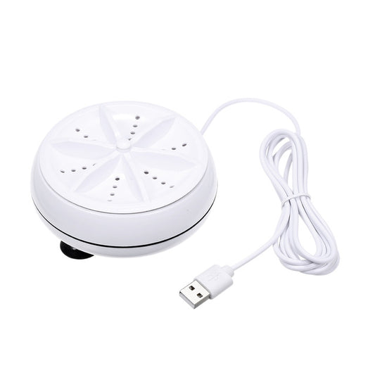 2 in 1 Portable Mini Washing Machine Ultrasonic Turbine Clothes Mini Washer with USB Cable Convenient for Travel - Washing Machines & Accessories by buy2fix | Online Shopping UK | buy2fix