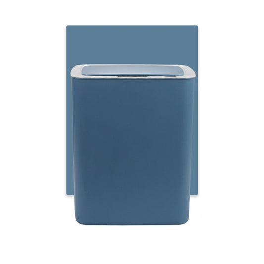 Fully-automatic with Lip Covered Household Living Room Kitchen Bathroom Intelligent Induction Trash Can, Style:Charged Type(Blue) - Trash Bin & Bags by buy2fix | Online Shopping UK | buy2fix
