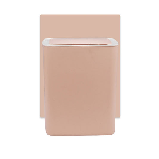 Fully-automatic with Lip Covered Household Living Room Kitchen Bathroom Intelligent Induction Trash Can, Style:Charged Type(Pink) - Trash Bin & Bags by buy2fix | Online Shopping UK | buy2fix