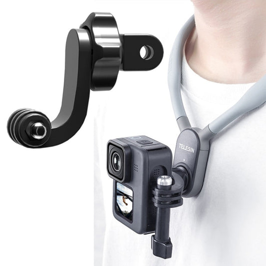 TELESIN Centered Universal Bend Arm Sports Camera Accessories For GoPro HERO11 Black / HERO9 Black / DJI Osmo Action 3 - Holder by buy2fix | Online Shopping UK | buy2fix