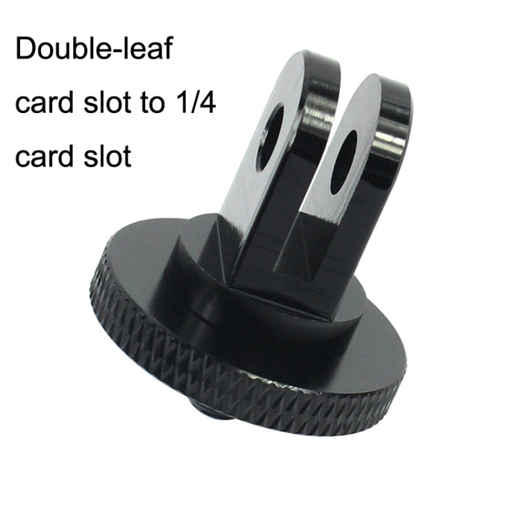 TELESIN Aluminum Alloy 1/4 Transfer Head Sports Camera Accessories For GoPro HERO11 Black / HERO9 Black / DJI Osmo Action 3 by buy2fix