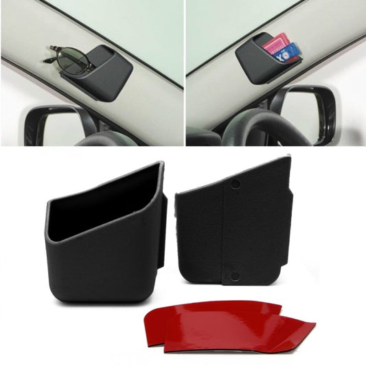 2 PCS Universal Car Accessories Glasses Organizer Storage Box Holder Black - Stowing Tidying by buy2fix | Online Shopping UK | buy2fix