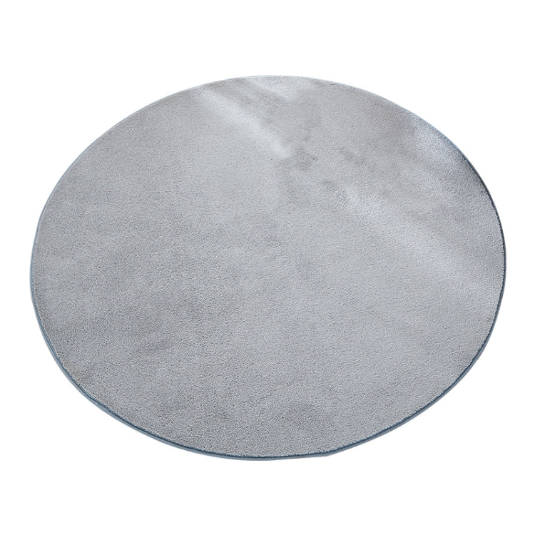 KSolid Round Carpet Soft Fleece Mat Anti-Slip Area Rug Kids Bedroom Door Mats, Size:Diameter: 140cm(Wine Red) - Mats by buy2fix | Online Shopping UK | buy2fix