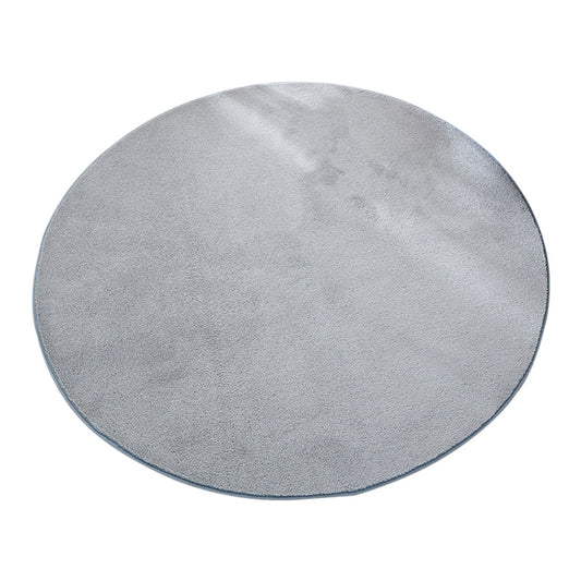 KSolid Round Carpet Soft Fleece Mat Anti-Slip Area Rug Kids Bedroom Door Mats, Size:Diameter: 140cm(Wine Red) - Mats by buy2fix | Online Shopping UK | buy2fix