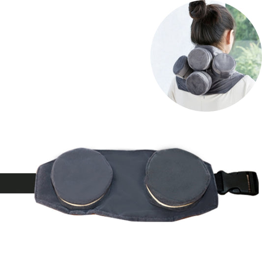 Moxibustion Clothing Thickened Smokeless Neck and Shoulder Insulation Clothing Moxibustion Flocking Cloth Cover, Style:2 United Gray - Cupping & Moxibustion by buy2fix | Online Shopping UK | buy2fix