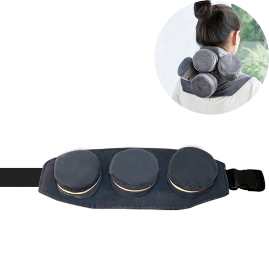 Moxibustion Clothing Thickened Smokeless Neck and Shoulder Insulation Clothing Moxibustion Flocking Cloth Cover, Style:3 United Gray - Cupping & Moxibustion by buy2fix | Online Shopping UK | buy2fix