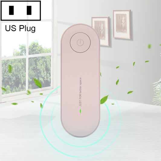 Mini Anion Air Purifier Smoke PM2.5 Remove Toilet Kitchen Air Purifier, Plug Type:US Plug(Pink) - Air Purifiers & Accessories by buy2fix | Online Shopping UK | buy2fix