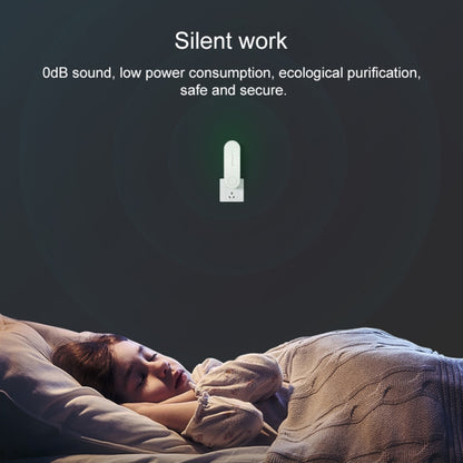 Mini Anion Air Purifier Smoke PM2.5 Remove Toilet Kitchen Air Purifier, Plug Type:EU Plug(White) - Air Purifiers & Accessories by buy2fix | Online Shopping UK | buy2fix
