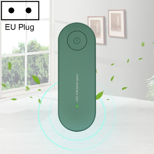 Mini Anion Air Purifier Smoke PM2.5 Remove Toilet Kitchen Air Purifier, Plug Type:EU Plug(Green) - Air Purifiers & Accessories by buy2fix | Online Shopping UK | buy2fix