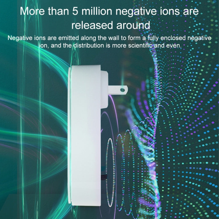 Mini Anion Air Purifier Smoke PM2.5 Remove Toilet Kitchen Air Purifier, Plug Type:EU Plug(Green) - Air Purifiers & Accessories by buy2fix | Online Shopping UK | buy2fix