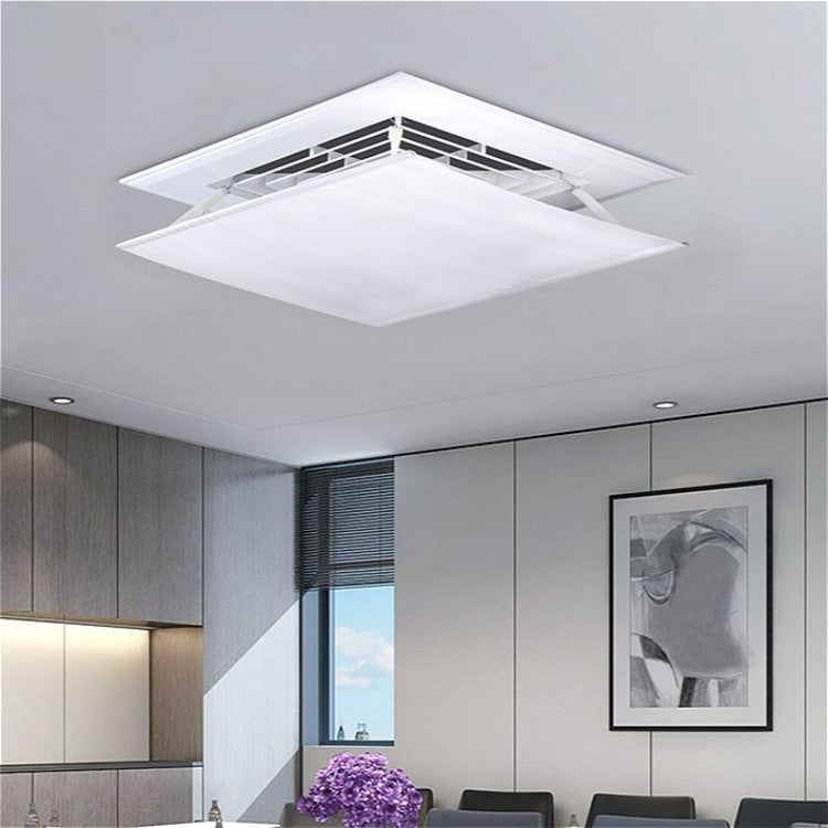 Central Air Conditioning Wind Shield Wall-Mounted Anti Direct Blowing Windshield, Size:45x45cm(White) - Air Conditioning & Accessories by buy2fix | Online Shopping UK | buy2fix