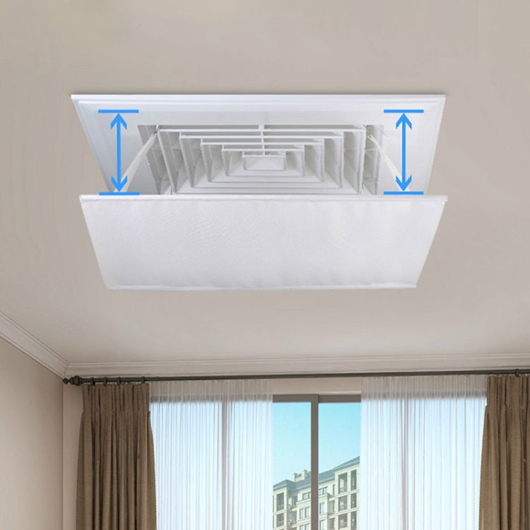 Central Air Conditioning Wind Shield Wall-Mounted Anti Direct Blowing Windshield, Size:45x45cm(White) - Air Conditioning & Accessories by buy2fix | Online Shopping UK | buy2fix