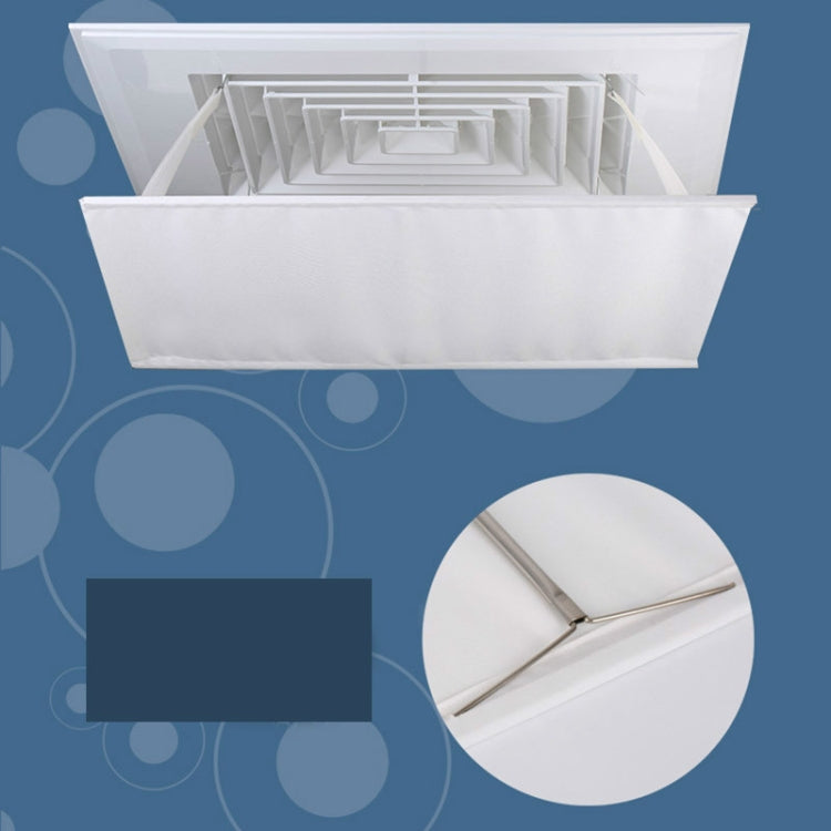 Central Air Conditioning Wind Shield Wall-Mounted Anti Direct Blowing Windshield, Size:45x45cm(White) - Air Conditioning & Accessories by buy2fix | Online Shopping UK | buy2fix