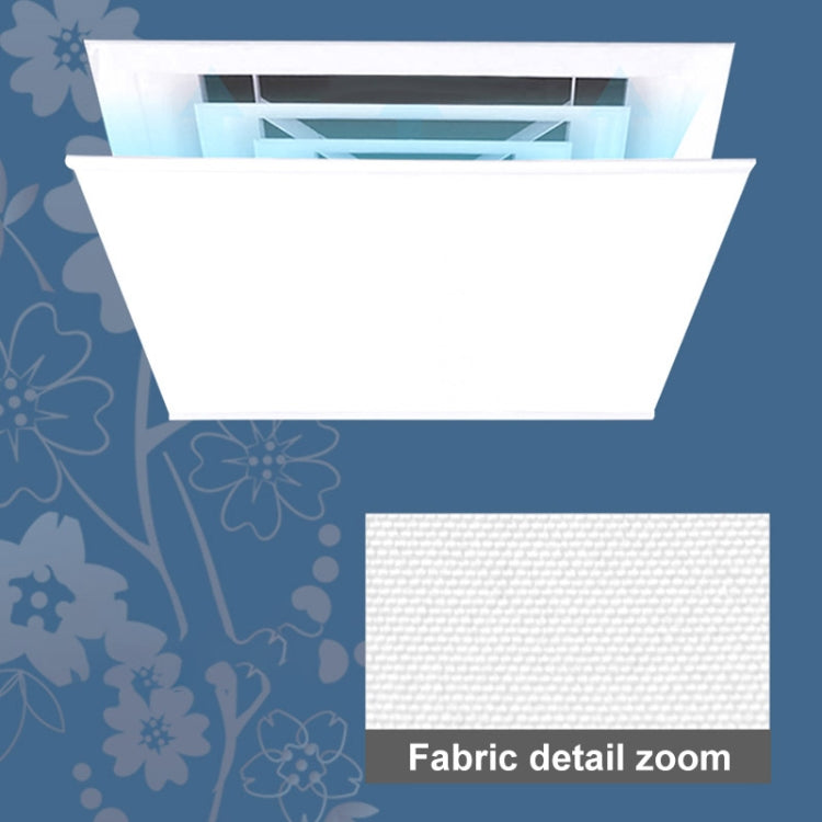 Central Air Conditioning Wind Shield Wall-Mounted Anti Direct Blowing Windshield, Size:45x45cm(White) - Air Conditioning & Accessories by buy2fix | Online Shopping UK | buy2fix