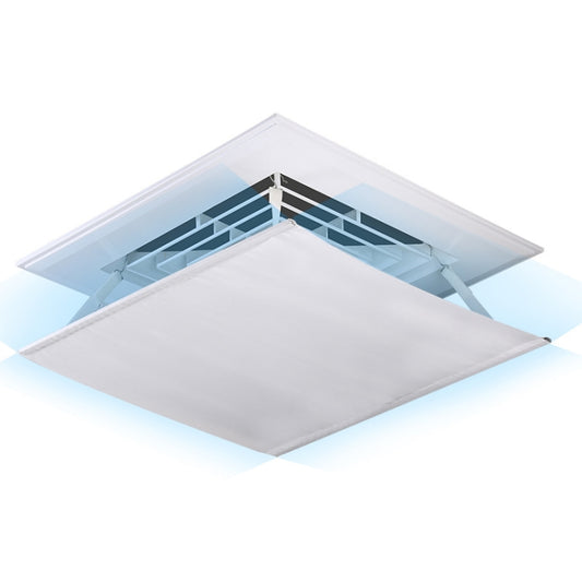 Central Air Conditioning Wind Shield Wall-Mounted Anti Direct Blowing Windshield, Size:60x60cm(White) - Air Conditioning & Accessories by buy2fix | Online Shopping UK | buy2fix