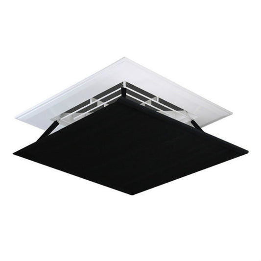 Central Air Conditioning Wind Shield Wall-Mounted Anti Direct Blowing Windshield, Size:60x60cm(Black) - Air Conditioning & Accessories by buy2fix | Online Shopping UK | buy2fix