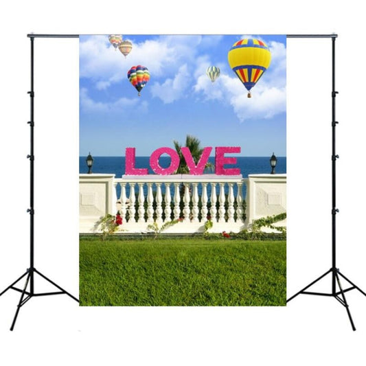 1.5m x 2.1m Simulation 3D Beach Seascape Coconut Tree Photo Photography Background Cloth(3262) - Valentines Day by buy2fix | Online Shopping UK | buy2fix