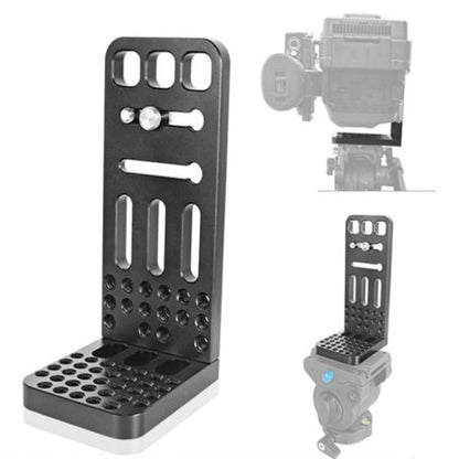 BEXIN L130A Vertical Shoot Quick Release L Plate Bracket 1/4 inch Screw Holes Base Holder - L-Bracket by BEXIN | Online Shopping UK | buy2fix