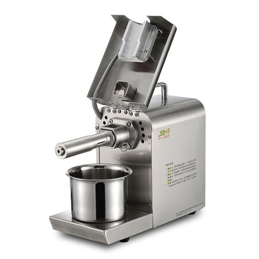 Seed Oil Press Extrator Stainless Steel Commercial Home Automatic Peanut Coconut Sesame Oil Press Machine 40x36.5x16cm, CN Plug - Electric juicers by buy2fix | Online Shopping UK | buy2fix