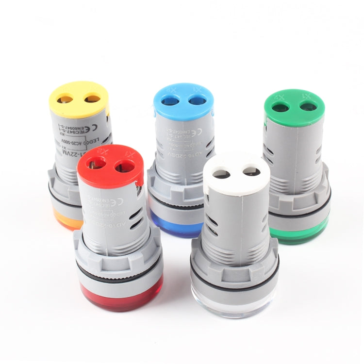 AD16-22DSV  Mini Digital Display 60-500V General Indicator AC Voltmeter, Open Hole: 22mm(Red) - Current & Voltage Tester by buy2fix | Online Shopping UK | buy2fix