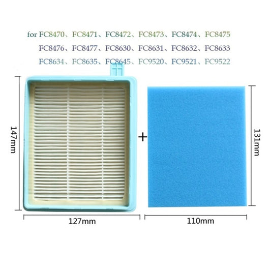 For Philips Vacuum Cleaner FC8471 FC8632 FC8474 FC8472 Filter Filter Accessories - For Philips Accessories by buy2fix | Online Shopping UK | buy2fix