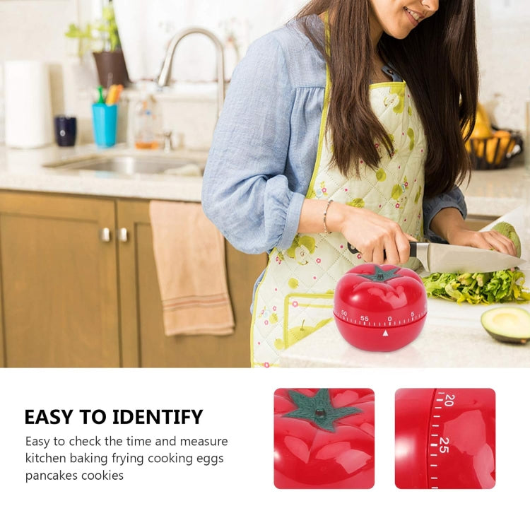 Creative Cute Tomato Shape Kitchen Mechanical Timer Alarm Reminder - Digital Countdown by buy2fix | Online Shopping UK | buy2fix
