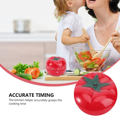 Creative Cute Tomato Shape Kitchen Mechanical Timer Alarm Reminder - Digital Countdown by buy2fix | Online Shopping UK | buy2fix