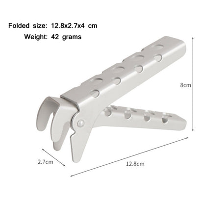 Outdoor Picnic Barbecue Aluminum Alloy Anti-scalding Pot Tongs(With Hole) - Cookwares & Tablewares by buy2fix | Online Shopping UK | buy2fix