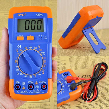 A830L Protection Luminous Multi-purpose Capacitance Meter Digital Multimeter - Digital Multimeter by buy2fix | Online Shopping UK | buy2fix