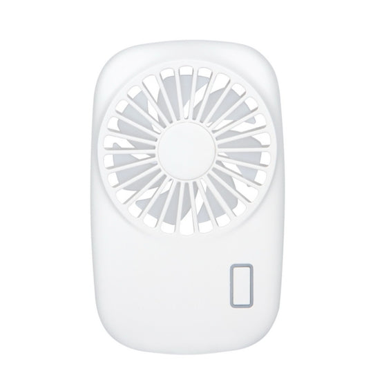 Mini ventilateur portable rechargeable par USB (blanc)